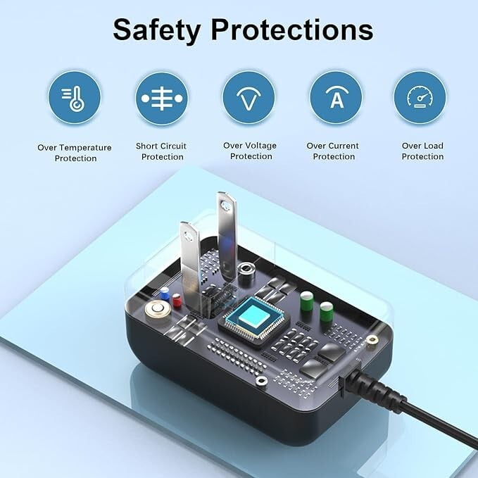 Adattatore CA Per Kaito KA500, KA007, KA008, KA009, Italia - Foto 5