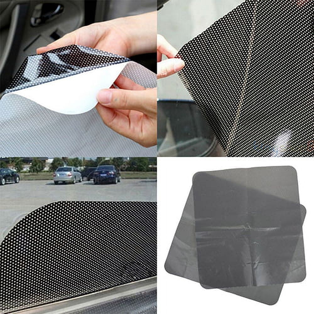 XWQ 1 Pair Car Side Window Static Cling UV Protection Sun Shade Shield