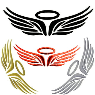 Audi door went wings accent decal sticker decoration exterior accessory