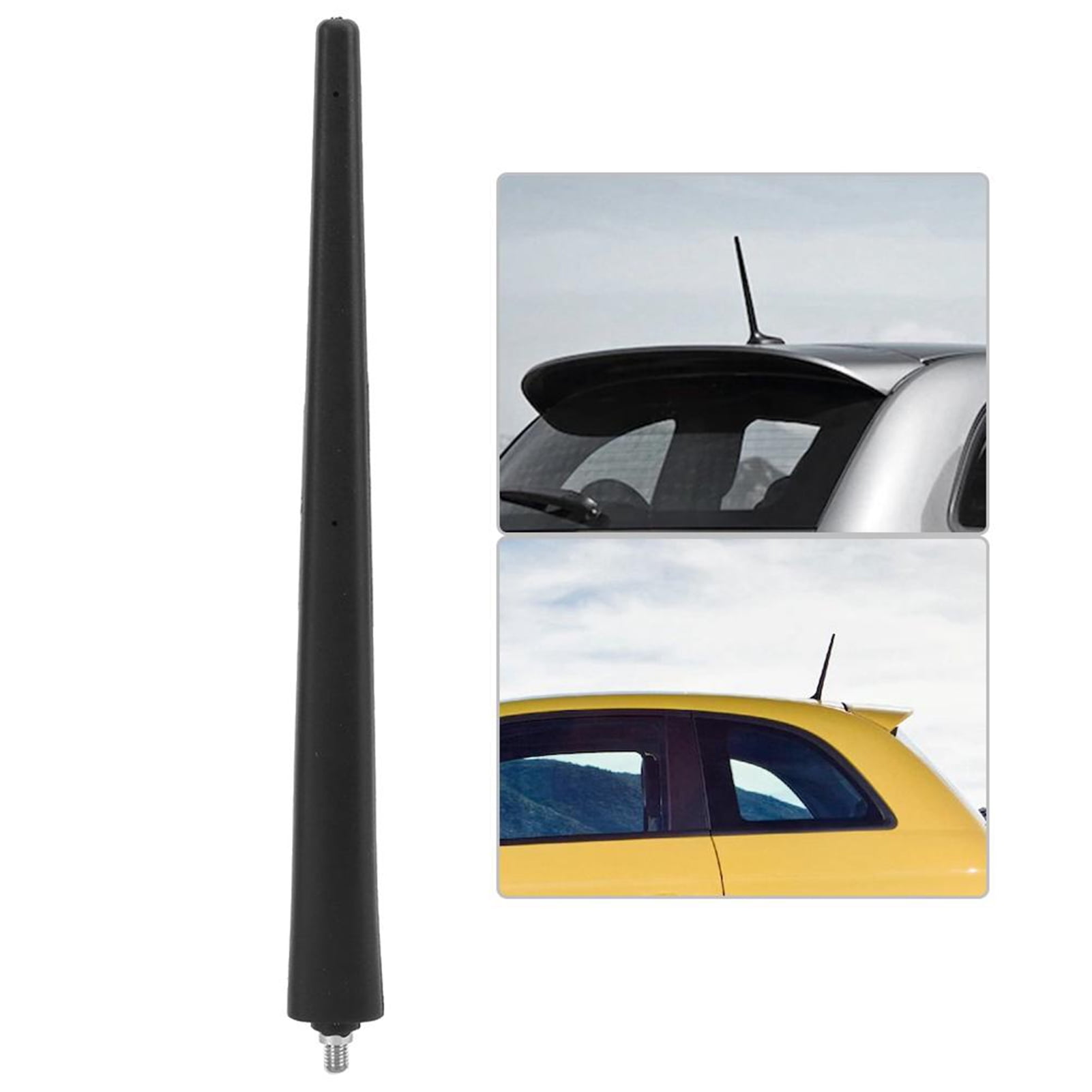 XWQ Antenna Mast Exterior Easy to Install ABS Short Radio Aerial Rod  51910790 for Fiat 500 2012 
