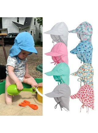 Baby hat hotsell with neck cover
