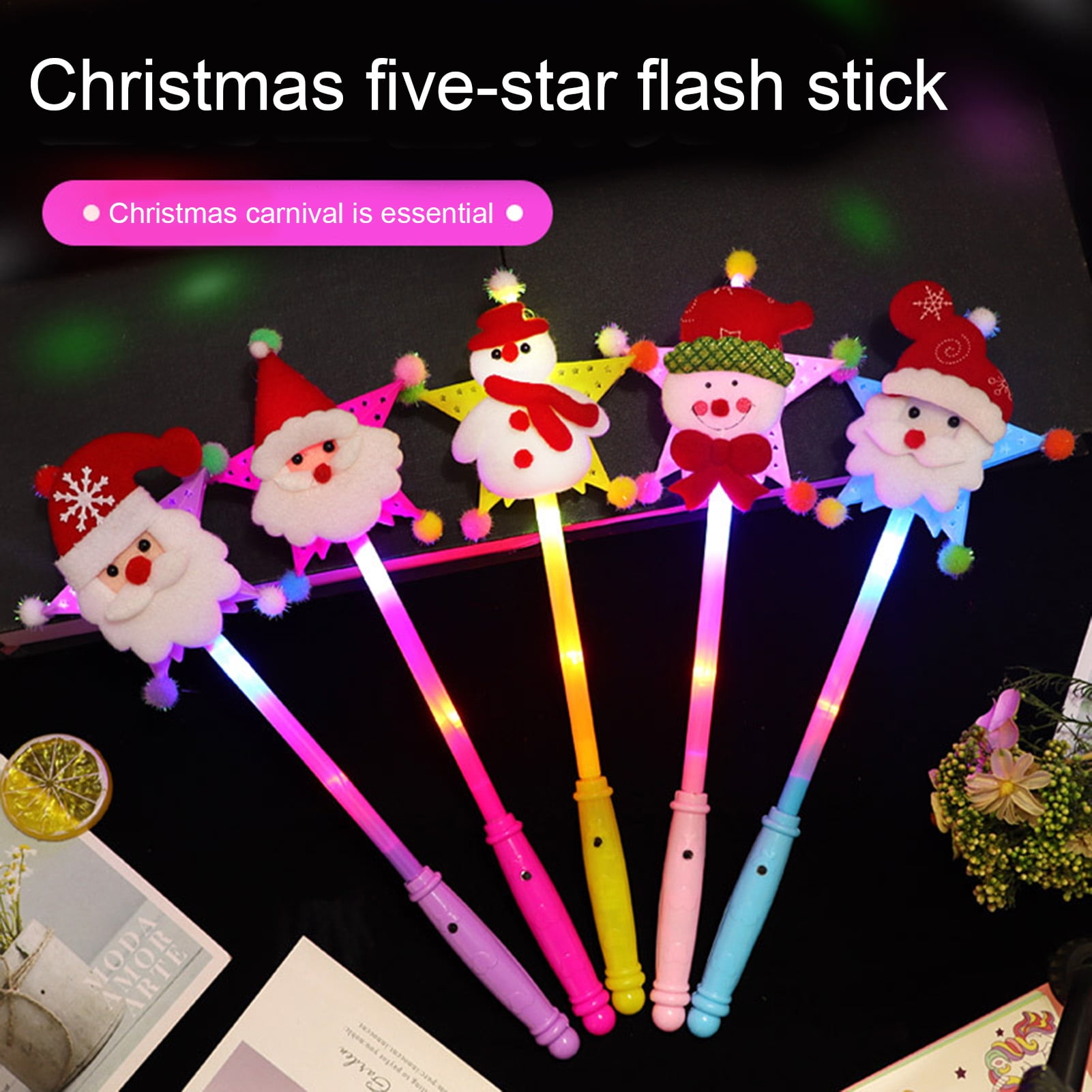 Tutuviw Party Sticks Glow Sticks Party Supplies 100pk - 8 Inch Glow in the  Dark Light Up Sticks Party Favors Christmas lights Christmas decorations  Christmas gifts 