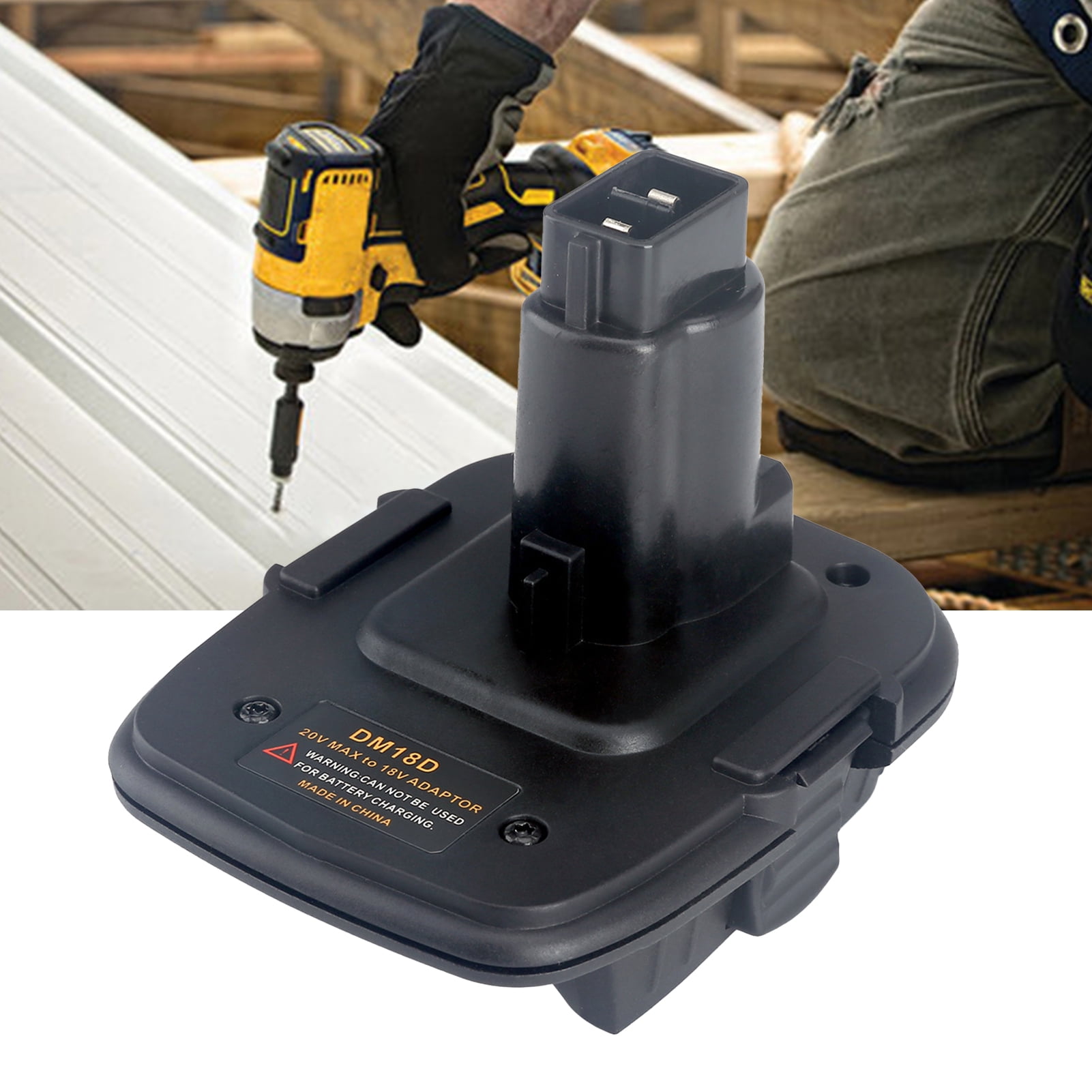 XWQ DM18D Battery Adapter Easy to Carry Simple Installation USB