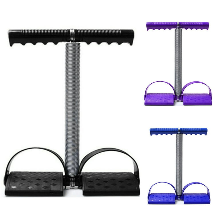 XWQ Fitness Sit Up Pull Rope Spring Tension Band Foot Pedal Abdominal Exerciser Walmart