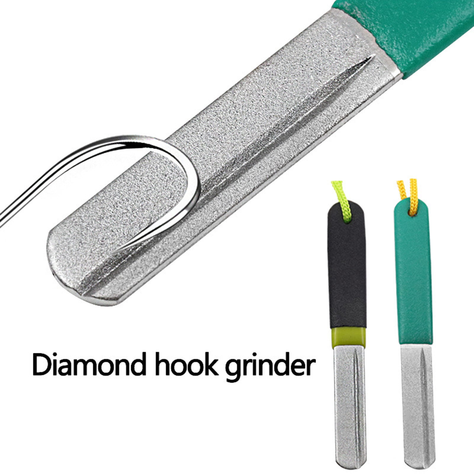XWQ Portable Fishing Hook Sharpener Lanyard Easy to Use Fishing Tools Fast  Fishhook Sharpener for Outdoor