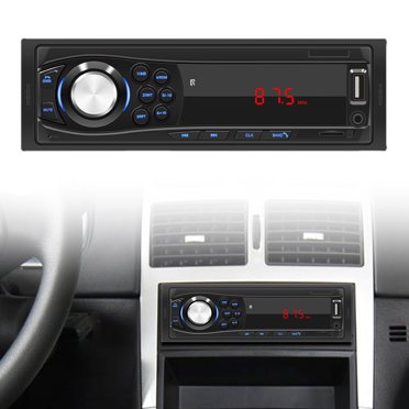 PYLE PLR14MPF - In-Dash AM/FM-MPX MP3 Shaft Style Dual Knob Radio w/USB ...