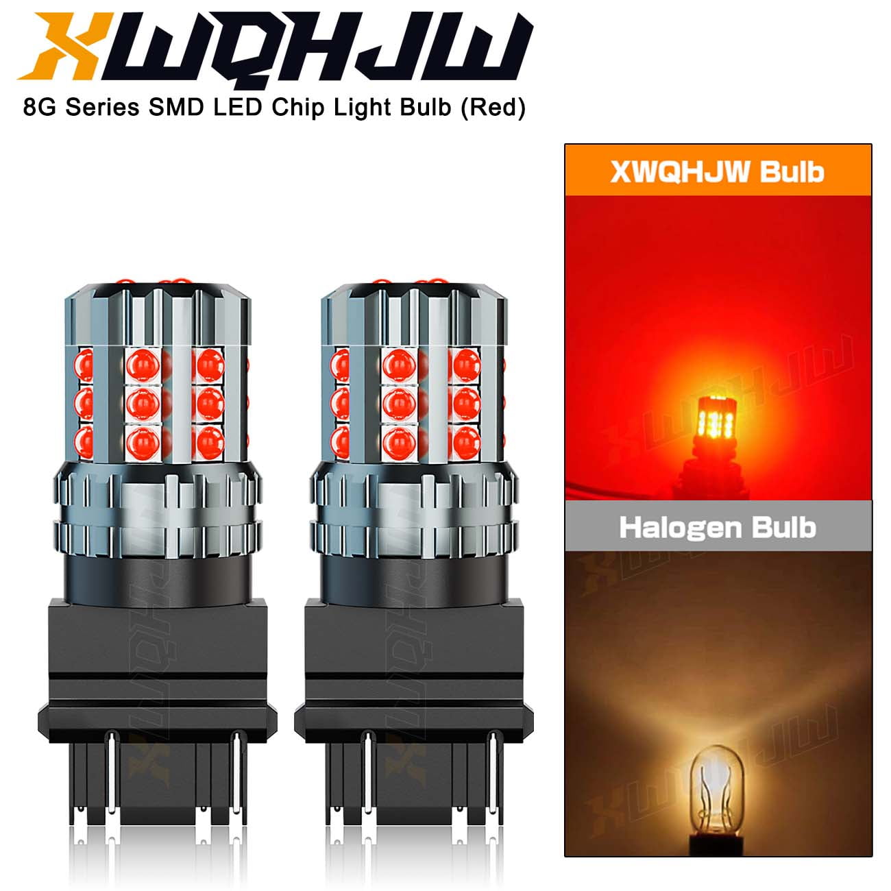 XWQHJW 3157 Red LED Automotive Bulb for Chevy Silverado 1500 1999-2013 ...