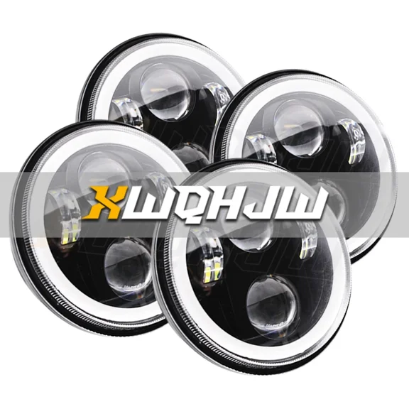 XWQHJW 5.75" 5-3/4 inch Round LED Headlights for GMC C15/C1500 1961-1972 Pickup C2500