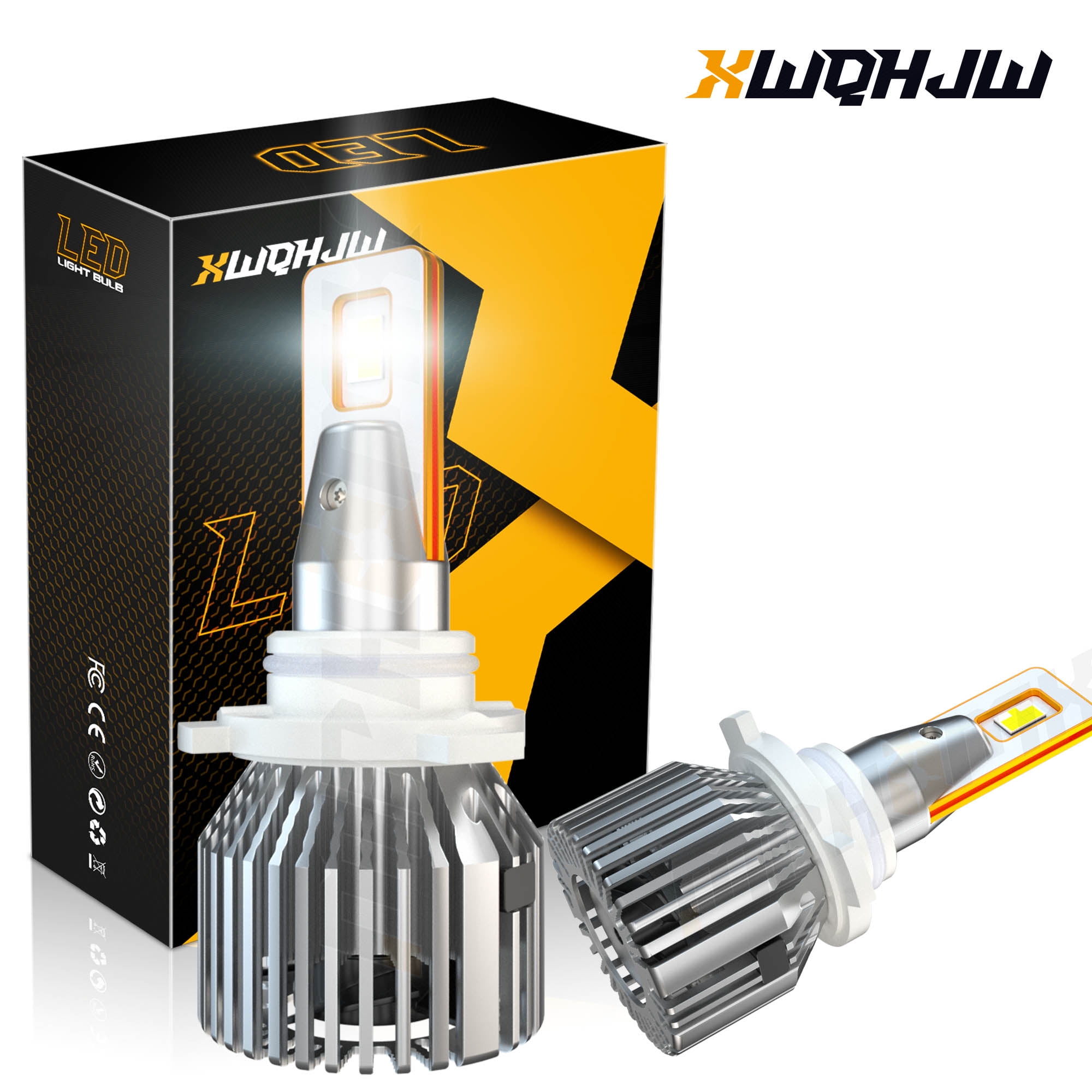 新品XWQHJW Headlight Bulbs Compatible for Chevy Equinox 2010 2011 2012 2013 2014 2015 2016 2017 2018, 9005 H11 High Low Beam Light Bulbs, Repl並行輸入