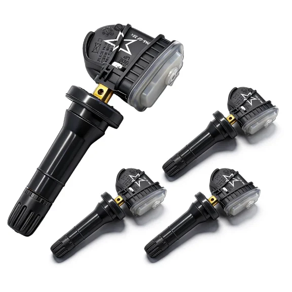 XWQHJW TPMS Tire Pressure Monitoring Sensor 13581558 for Saturn Aura 2007-2009 4PCS