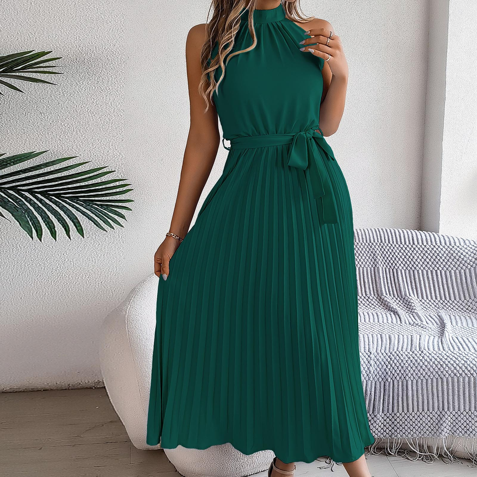 XWSHYW Holiday Clothes Sexy Sleeveless Loose Fit Beach Long Dress Plus Size Solid Color Crew Neck Holiday Party Dresses - Walmart Business Supplies XWSHYW Holiday Clothes Sexy Sleeveless Loose Fit Beach Long Dress Plus Size Solid Color Crew Neck Holiday Party Dresses - Walmart Business Supplies