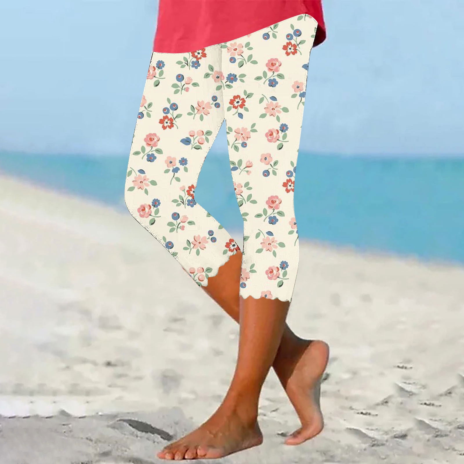 Full Size Drawstring Cropped Jogger Pants Plus Size