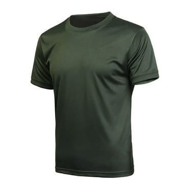 XWSHYW Mens Shirts Leisure Short Sleeve Loose Fit T Shirt Fashion Solid Color Crew Neck Tops Winter Savings Clearance