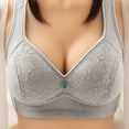 thumbnail image 1 of XWSHYW Plus Size Womens Clothes Slim Fit Solid Color Comfort Spaghetti Straps Bra Plus Size Lightweight Casual Wireless Bras, 1 of 7