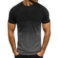 thumbnail image 1 of XWSHYW Tee Shirts Mens Fashion Solid Color Short Sleeve T Shirt Leisure Crew Neck Loose Fit Tops, 1 of 2
