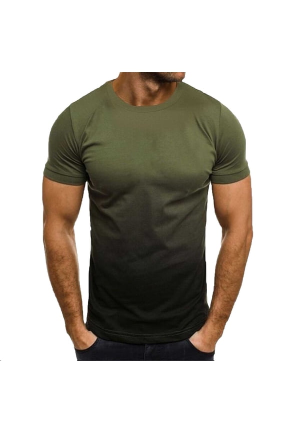 Tee Shirts Mens Fashion Solid Color Short Sleeve T Shirt Leisure Crew Neck Loose Fit Tops Summer Saving Shirts for Men
