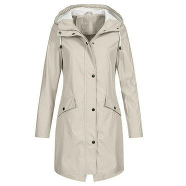 XWSHYW Womens Coats and Jackets Clearance Winter Plus Size Long Sleeve Zip-Up Outerwear Jackets Fashion Solid Color Loose Fit Mid-Length Outerwear Coats Flash Sales for Today