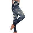 thumbnail image 1 of XWSHYW Womens Joggers Womens Fashionable Heart Printed Elastic Leggings Yoga Casual Pants, 1 of 4