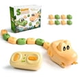 thumbnail image 1 of XWYUO Remote Control Snake Game Toy, Real-Life Snake Eating Itself Toy Car with Lights & Sound,Beige, 1 of 8