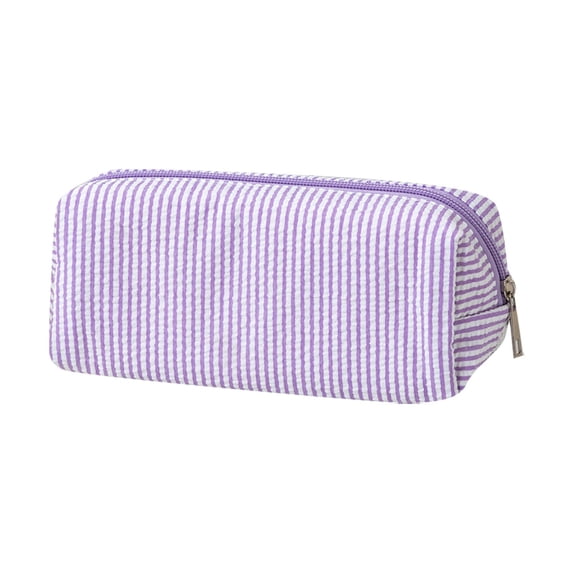 XWYUO Stripe Pencil Case, Large Capacity Pencil Pouch, Office Stationery Organizer Simple Sturdy Multifunctional, for Office