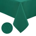 thumbnail image 1 of XWZO Emerald Green Textured Rectangular Tablecloth for Kitchen, Dining-Waterproof Wrinkle-Abrasion Resistant Christmas Tablecloth for Canteen, Outdoor Picnic, 52 x 70, 1 of 11