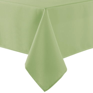 XWZO Jacquard Tablecloth for Kitchen,  Textured Rectangular Dining-Waterproof Wrinkle-Abrasion Resistant Table Cloth Cover for Wedding, Outdoor Picnic, Parties, 52 x 70, Light Sage Green