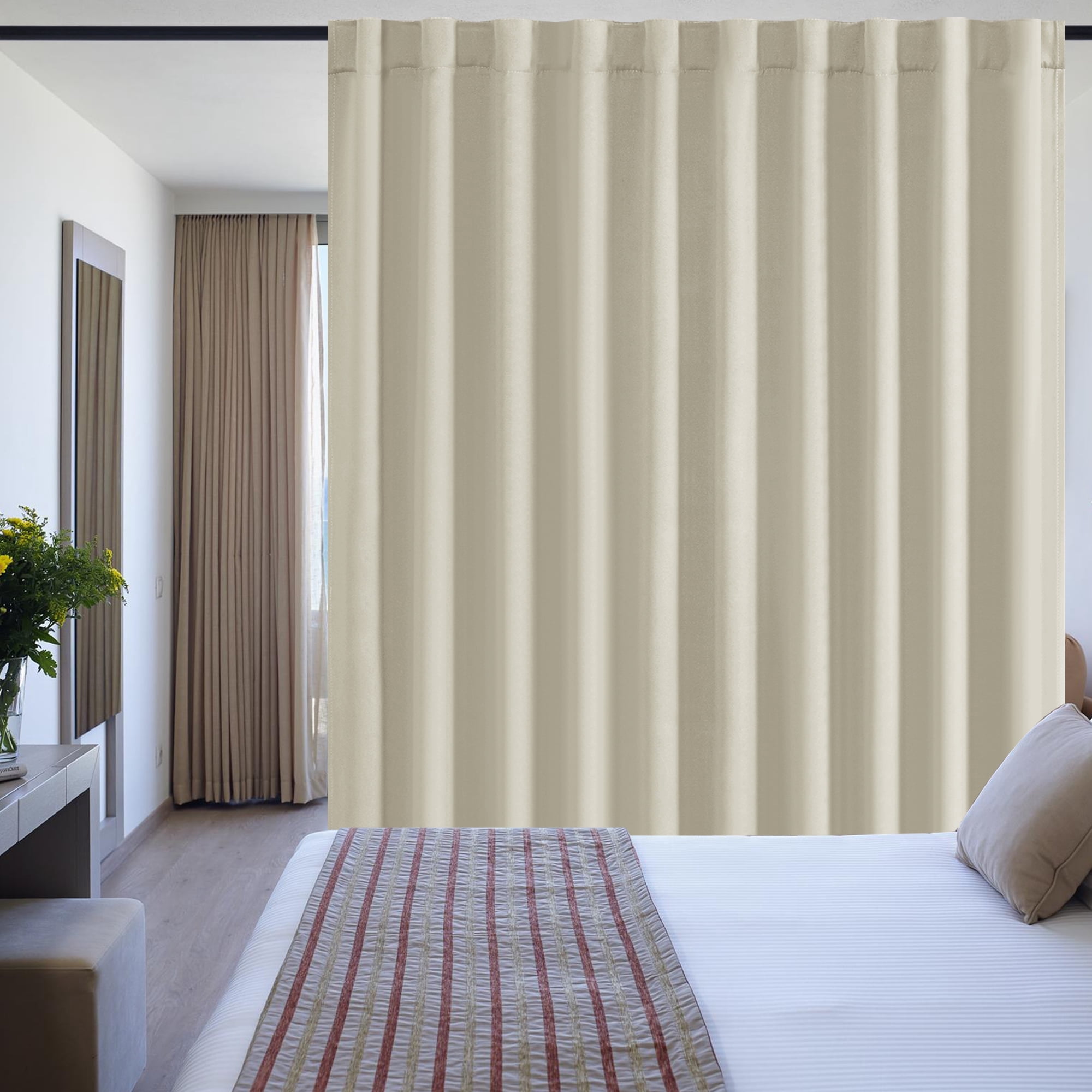XWZO Patio Sliding Door Curtains 1 Panel, Extra Wide Curtains for Glass ...
