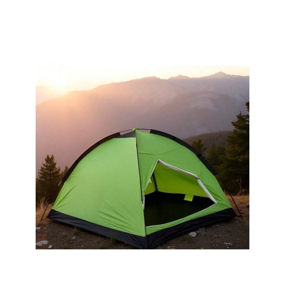 XX 2-Person Dome Tent For Camping Waterproof Lightweight Portable Backpacking Green