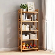 XX 4-Tier Bamboo Storage Shelf Unit Multifunctional, Anti-Wobble, Bathroom/Bedroom/Kitchen Space-Saving Design