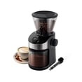 thumbnail image 1 of XX Coffee Grinder Burr Electric, Automatic Coffee Bean Grinder With 40 Seconds Digital Timer Display, Adjustable Burr Mill With 25 Precise Grind Setting, Use For Home, Black., 1 of 5