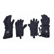XX-Large Outdoor Research Black Pro-Mod Insulated Cold Weather Gloves with Removable Liners