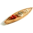 thumbnail image 1 of XXD Bamboo Skerry Cruiser Cutting Board – Maritime-Inspired Serving and Cheese Board | Caramelized & Oiled Bamboo, 24", 1 of 7