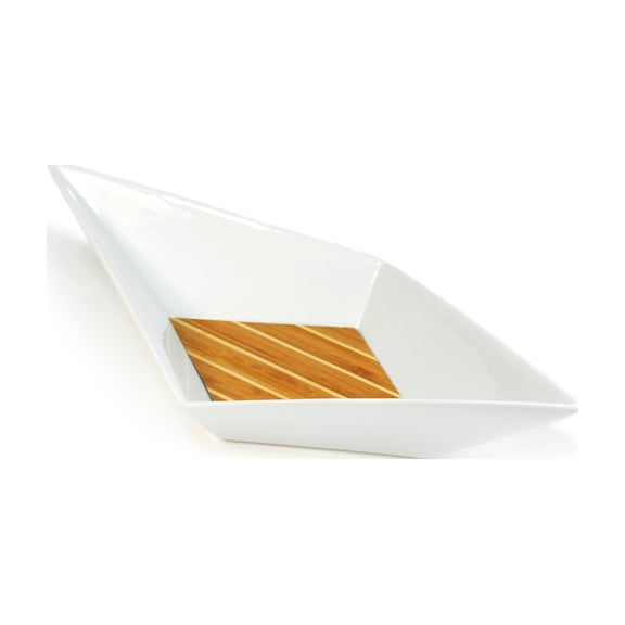 XXD's Shanty Porcelain Bowl with Coaster/Bamboo Insert