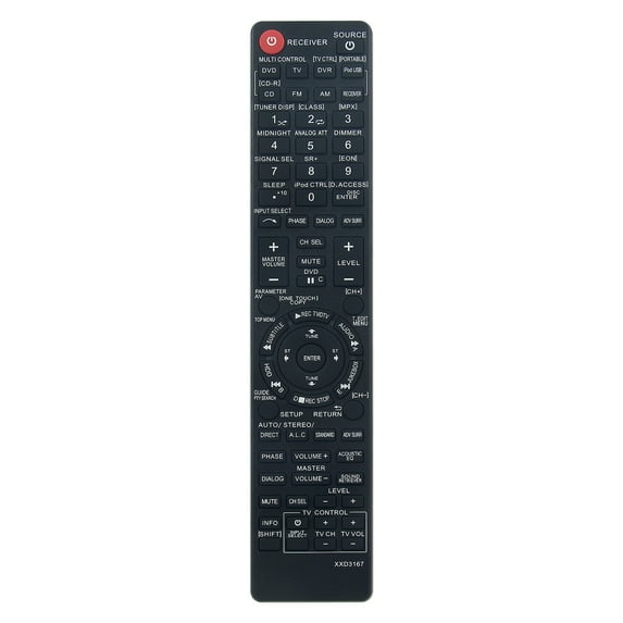XXD3167 New Replacement Remote Control fit for Pioneer AV Receiver VSX418K VSX818VS VSX918VS XXD3167 XXD3169 VSX-418-K VSX-818V-S VSX-918V-S VSX-918V-K VSX-818V-K