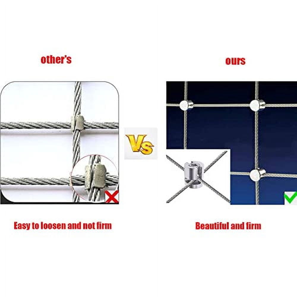 XXHong Cable Railing Cross Cable Clamps Stainless Steel Cross Wire ...