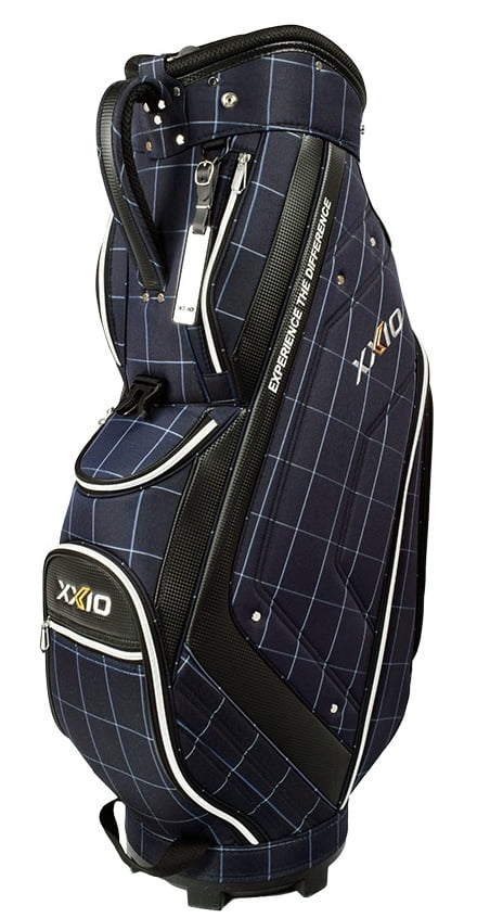 XXIO Golf Lightweight Caddy Bag Navy/Check