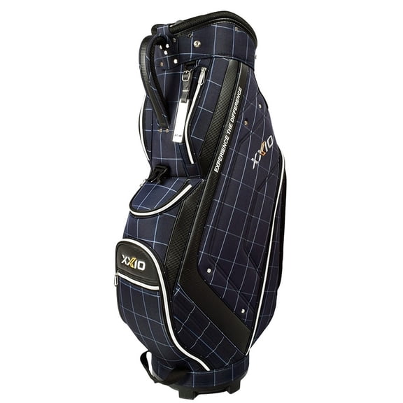 XXIO Golf Lightweight Caddy Bag Navy/Check