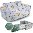 XXKQ Kids Sofa, Glow in The Dark Toddler Chairs Children's 2 in 1