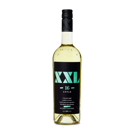 XXL Apple Moscato Wine, 750 mL Glass Bottle, 16% ABV