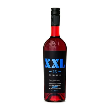 XXL Blueberry Moscato Wine, 750 mL Glass Bottle, 16% ABV