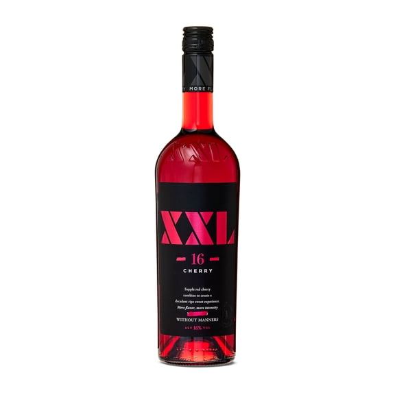 XXL Cherry Moscato Wine, 750 mL Glass Bottle, 16% ABV