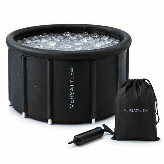 XXL Cold Plunge Pool with Stainless Steel Frame, 325-Gallon Capacity for Adults
