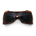 thumbnail image 1 of XXL Curved Wrap Around Rectangular Thick Arm Sport Plastic Sunglasses, 1 of 8