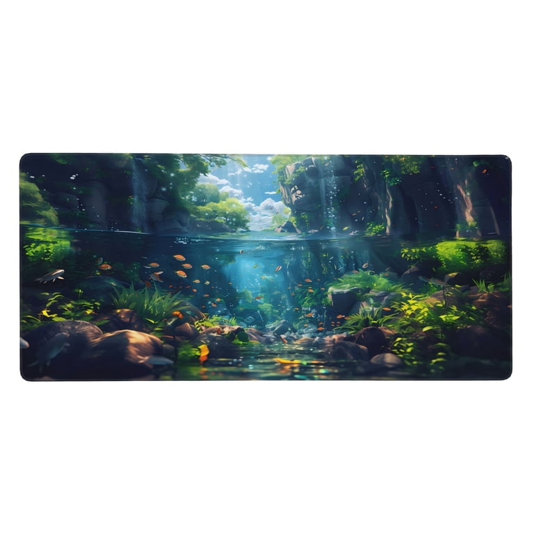 Heluo.Zu XXL Large Gaming Mouse Pad 35.4x15.7 inch,Ergonomic