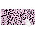 thumbnail image 1 of XXL Extended Mouse Pad 35.4x15.7", Pink Leopard Gaming Desk Mat, Non-Slip Base Computer Keyboard Pad, 1 of 7