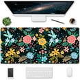 thumbnail image 1 of XXL Large Gaming Mouse Pad & Desk Protector (35.5"x15.8") with Non-Slip Base, Waterproof Surface | XXL Mouse Pad with Stitched Edges for Office Work, Gaming, Home Desk - Blooming Floral, 1 of 6
