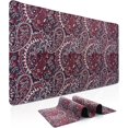 thumbnail image 1 of XXL Large Gaming Mouse Pad - Paisley Big Mouse Pad 35.4" x 15.7" Extended Desk Mat with Stitched Edges, Non-Slip Base Water Resist Keyboard Pad, Large Mouse Pad for Gamer, Office, Home, 1 of 6