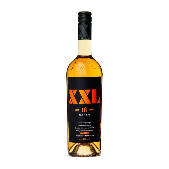 XXL Mango Moscato Wine, 750 ml, Glass Bottle, 16% ABV
