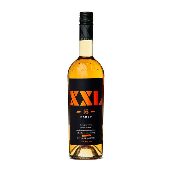 XXL Mango Moscato Wine, 750 ml, Glass Bottle, 16% ABV