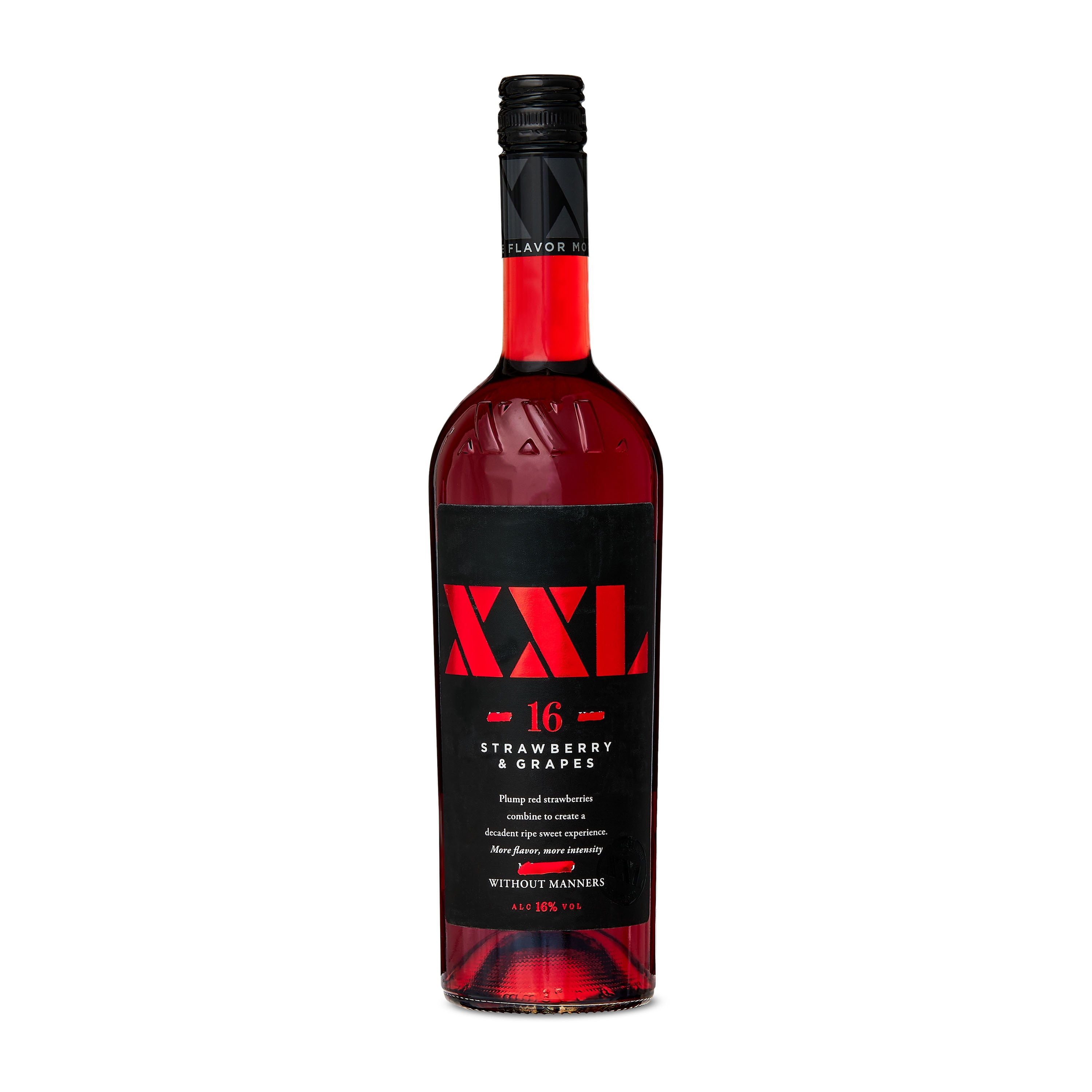 XXL Strawberry & Grapes Moscato, 750 mL Glass Bottle, 16% ABV